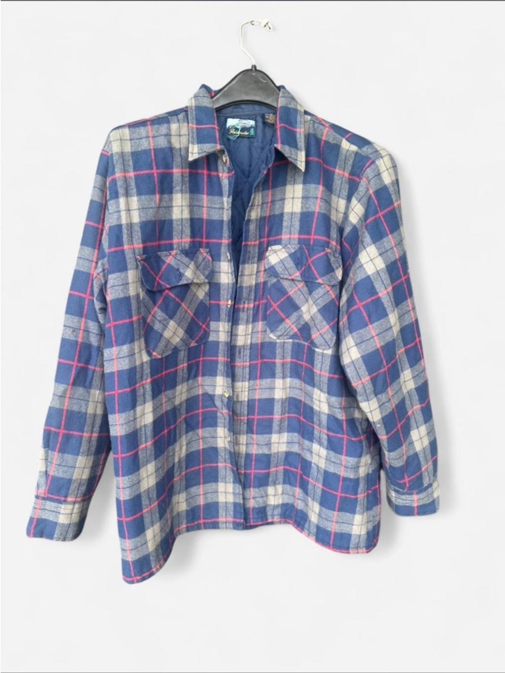 Vintage Sears Fieldmaster Plaid Flannel Shirt Jacket